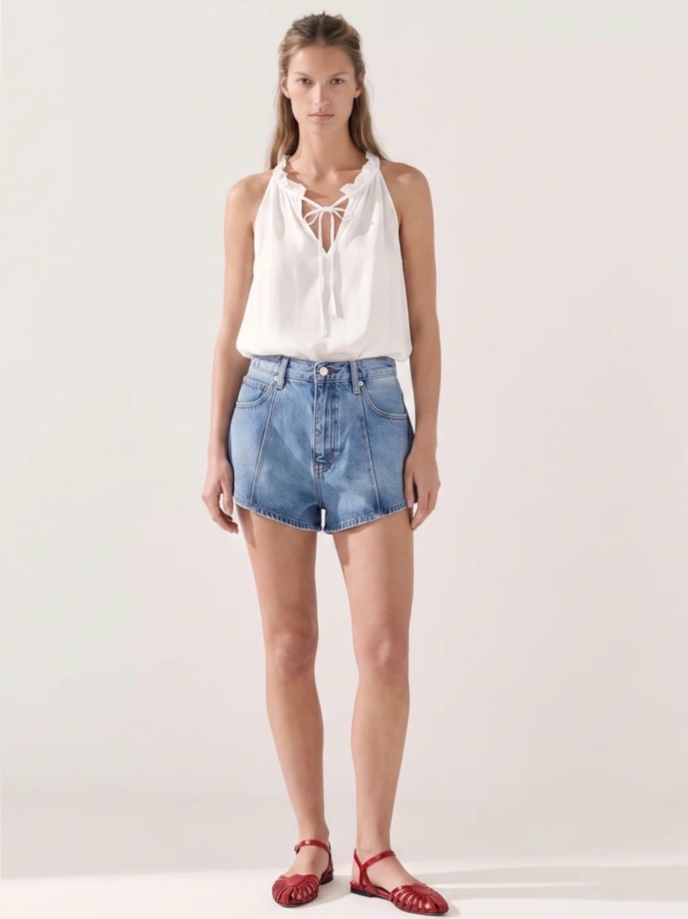 Sofia Made in Italy Olivia Satin blouse